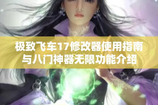 极致飞车17修改器使用指南与八门神器无限功能介绍