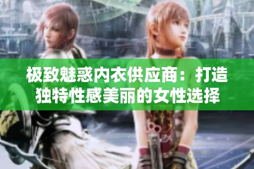极致魅惑内衣供应商：打造独特性感美丽的女性选择