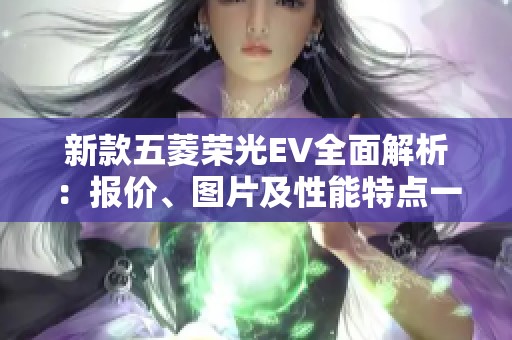 新款五菱荣光EV全面解析：报价、图片及性能特点一览