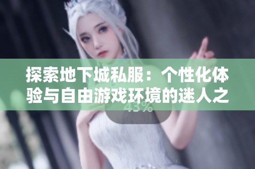 探索地下城私服：个性化体验与自由游戏环境的迷人之处