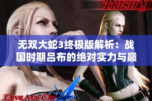 无双大蛇3终极版解析：战国时期吕布的绝对实力与巅峰表现