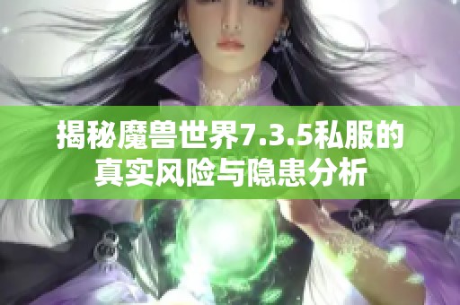 揭秘魔兽世界7.3.5私服的真实风险与隐患分析