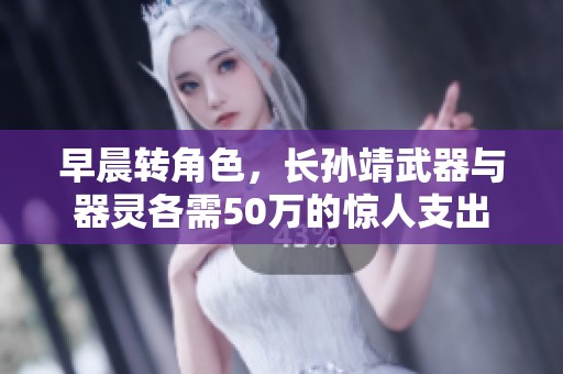 早晨转角色，长孙靖武器与器灵各需50万的惊人支出