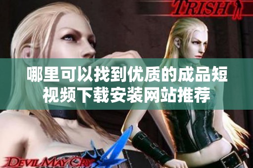 哪里可以找到优质的成品短视频下载安装网站推荐