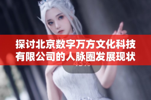 探讨北京数字万方文化科技有限公司的人脉圈发展现状与优势