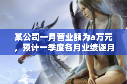 某公司一月营业额为a万元，预计一季度各月业绩逐月递增分析