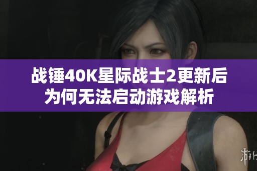 战锤40K星际战士2更新后为何无法启动游戏解析