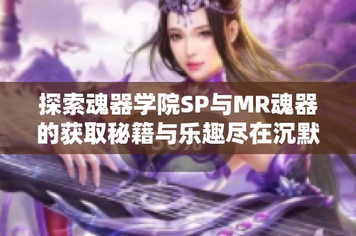 探索魂器学院SP与MR魂器的获取秘籍与乐趣尽在沉默重写！