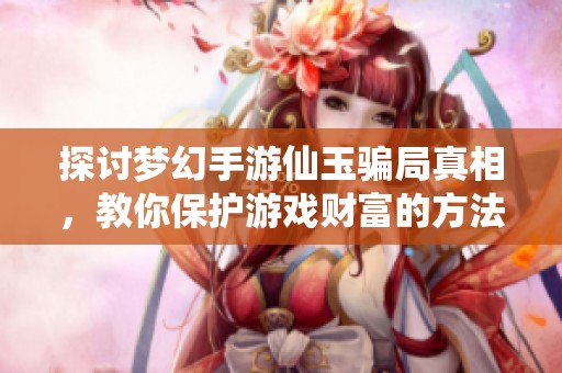 探讨梦幻手游仙玉骗局真相，教你保护游戏财富的方法