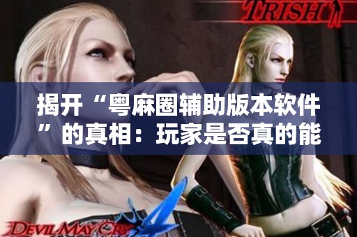 揭开“粤麻圈辅助版本软件”的真相：玩家是否真的能获利？