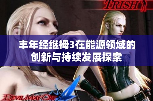 丰年经继拇3在能源领域的创新与持续发展探索