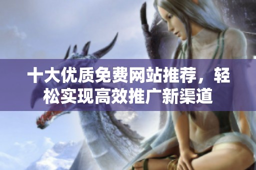 十大优质免费网站推荐，轻松实现高效推广新渠道
