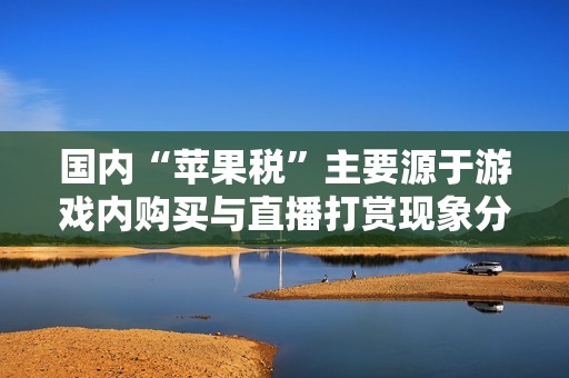 国内“苹果税”主要源于游戏内购买与直播打赏现象分析