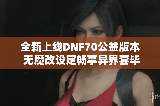 全新上线DNF70公益版本 无魔改设定畅享异界套毕业体验