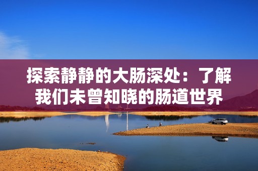 探索静静的大肠深处：了解我们未曾知晓的肠道世界