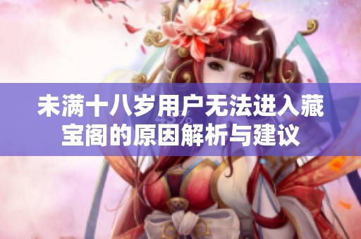 未满十八岁用户无法进入藏宝阁的原因解析与建议