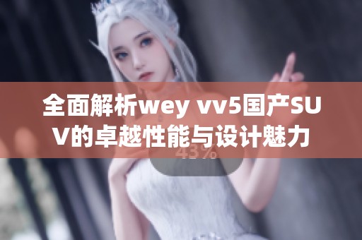 全面解析wey vv5国产SUV的卓越性能与设计魅力