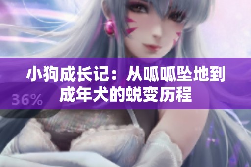 小狗成长记：从呱呱坠地到成年犬的蜕变历程
