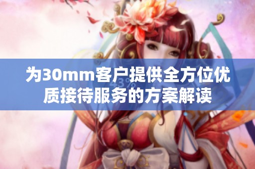 为30mm客户提供全方位优质接待服务的方案解读