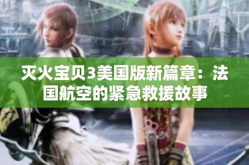 灭火宝贝3美国版新篇章：法国航空的紧急救援故事
