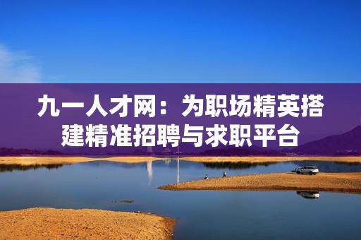 九一人才网：为职场精英搭建精准招聘与求职平台