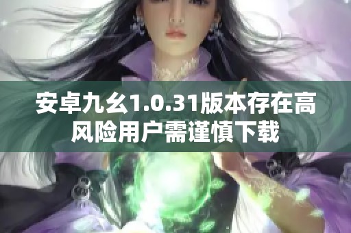 安卓九幺1.0.31版本存在高风险用户需谨慎下载