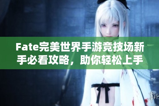 Fate完美世界手游竞技场新手必看攻略，助你轻松上手