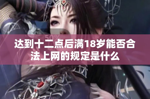 达到十二点后满18岁能否合法上网的规定是什么