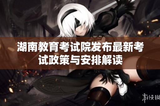 湖南教育考试院发布最新考试政策与安排解读