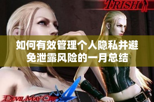 如何有效管理个人隐私并避免泄露风险的一月总结