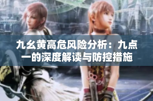 九幺黄高危风险分析：九点一的深度解读与防控措施