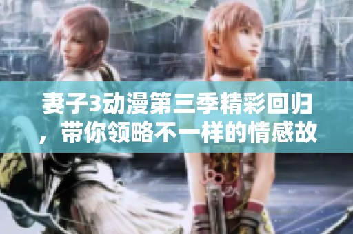 妻子3动漫第三季精彩回归，带你领略不一样的情感故事