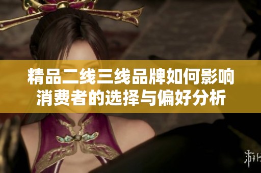 精品二线三线品牌如何影响消费者的选择与偏好分析
