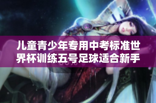 儿童青少年专用中考标准世界杯训练五号足球适合新手使用
