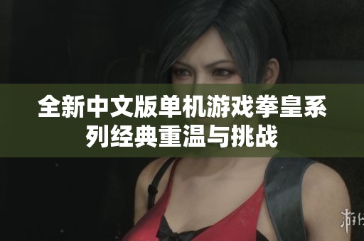 全新中文版单机游戏拳皇系列经典重温与挑战