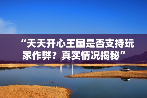 “天天开心王国是否支持玩家作弊？真实情况揭秘”