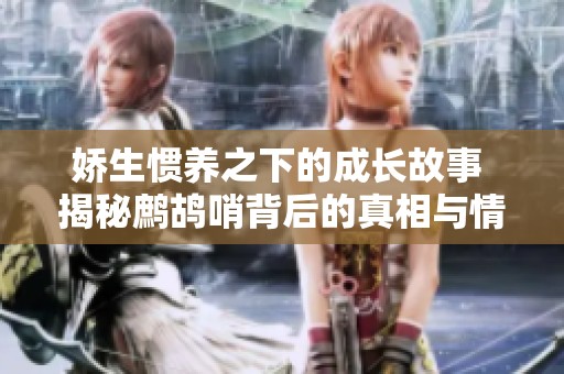 娇生惯养之下的成长故事 揭秘鹧鸪哨背后的真相与情感