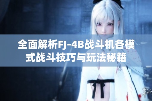全面解析FJ-4B战斗机各模式战斗技巧与玩法秘籍