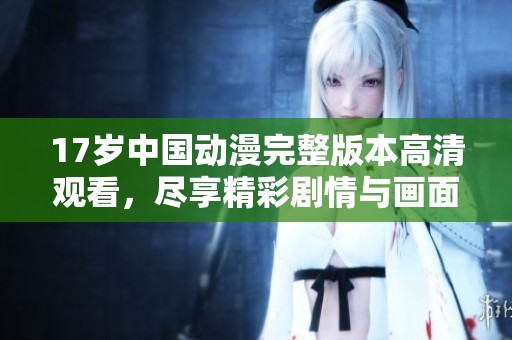 17岁中国动漫完整版本高清观看，尽享精彩剧情与画面