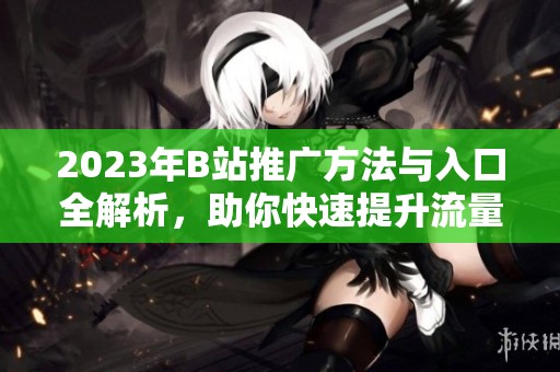 2023年B站推广方法与入口全解析，助你快速提升流量