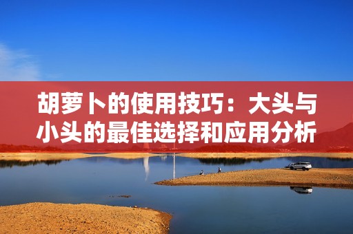 胡萝卜的使用技巧：大头与小头的最佳选择和应用分析