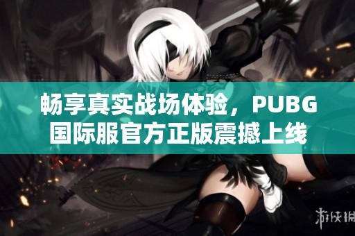 畅享真实战场体验，PUBG国际服官方正版震撼上线