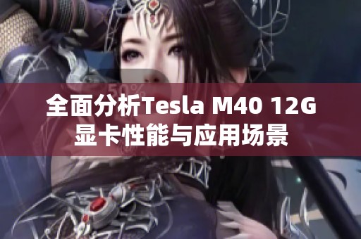 全面分析Tesla M40 12G显卡性能与应用场景