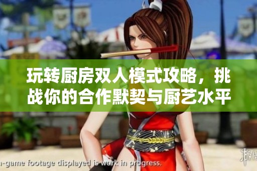 玩转厨房双人模式攻略，挑战你的合作默契与厨艺水平