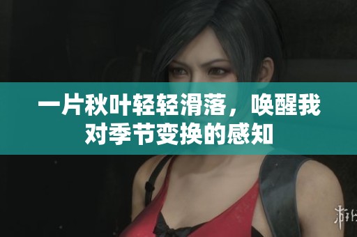 一片秋叶轻轻滑落，唤醒我对季节变换的感知
