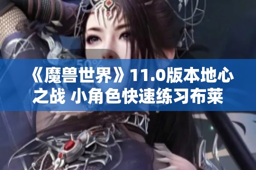 《魔兽世界》11.0版本地心之战 小角色快速练习布莱恩的攻略分享