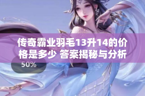 传奇霸业羽毛13升14的价格是多少 答案揭秘与分析