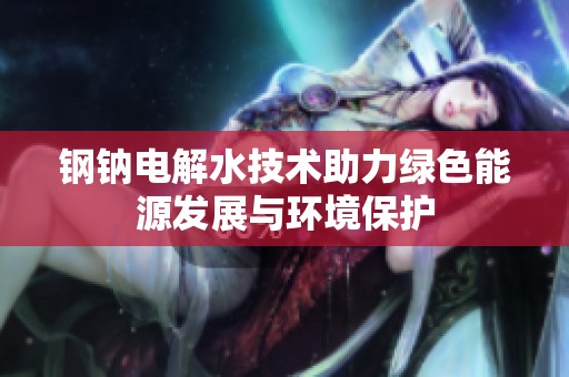 钢钠电解水技术助力绿色能源发展与环境保护