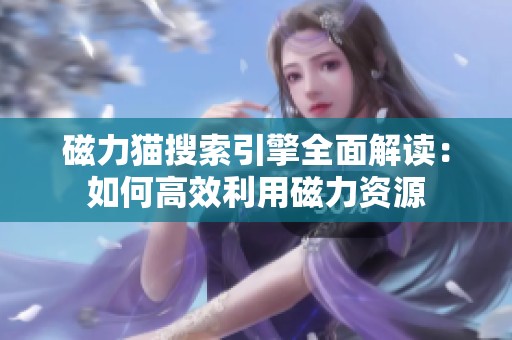 磁力猫搜索引擎全面解读：如何高效利用磁力资源