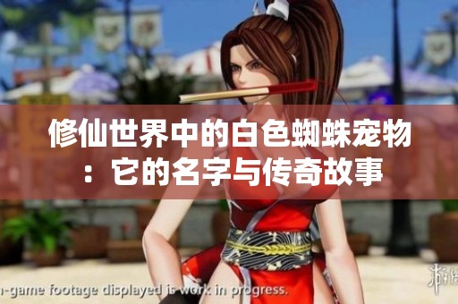 修仙世界中的白色蜘蛛宠物：它的名字与传奇故事